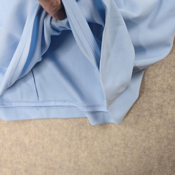 Calvin Klein Womens Blue Ruffle Sleeve Dress 20W Polyester - Picture 3 of 7